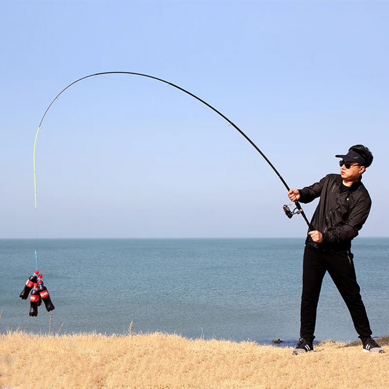 3.0m 3.3m 3.6m 3.9m 4.5m Telescopic Rod Rock Fishing rod Sea Fishing Portable Rod carbon fiber Spinning Ultralight hard A294