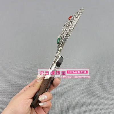 Изысканный Ретро Бронзовый Дракон Феникс зеркало маленький орнамент | Дом и сад