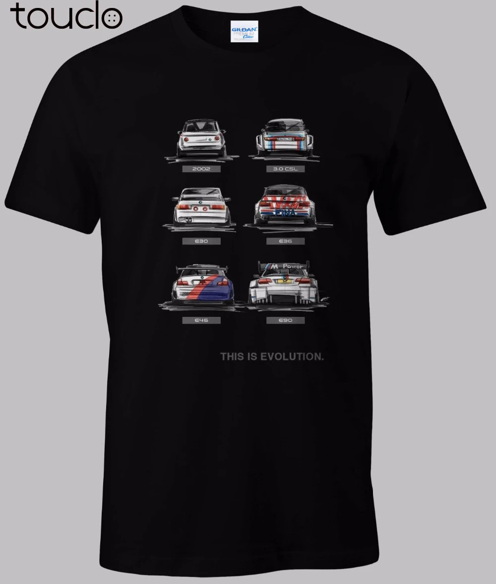 

Футболка мужская хлопковая с коротким рукавом, E30, E36, E46, E90, 2002