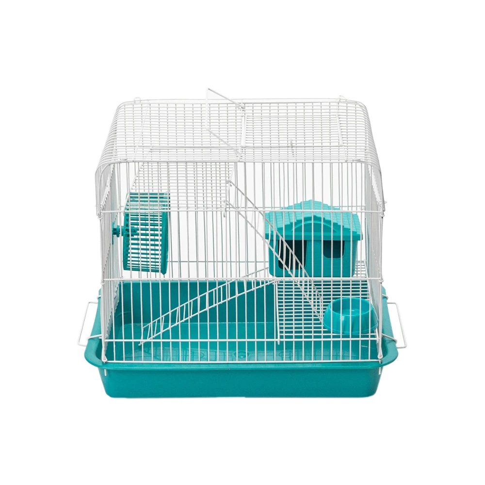 Клетка &quotPetTails&quot серия &quotРокки&quot №2 шаг прута 10 мм для грызунов 2 этажа с