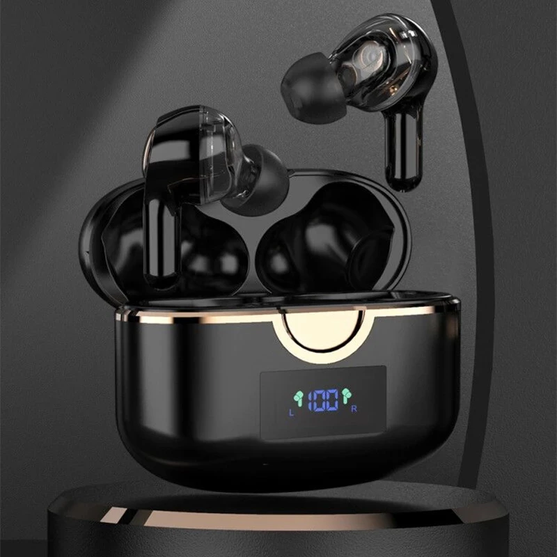TWS Bluetooth 5 1 наушники с шумоподавлением и светодиодным дисплеем беспроводные