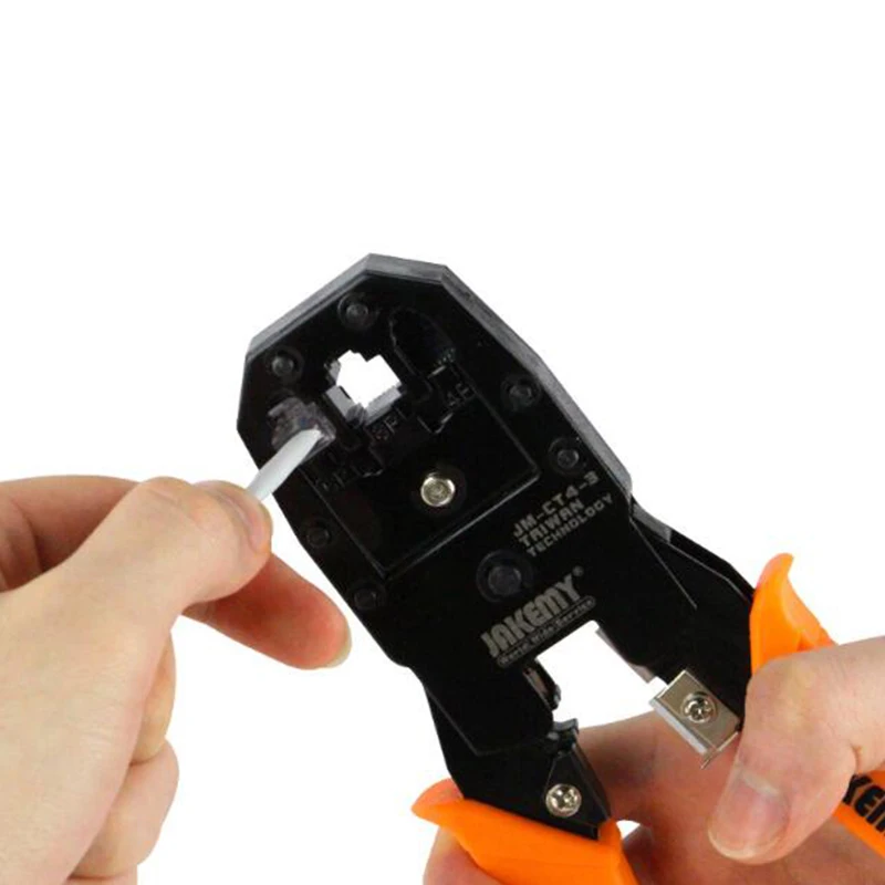 Обжимные Щипцы RJ45 RJ11 RJ12 8P 6P 4P с хрустальной головкой кабельный тестер LAN трекер