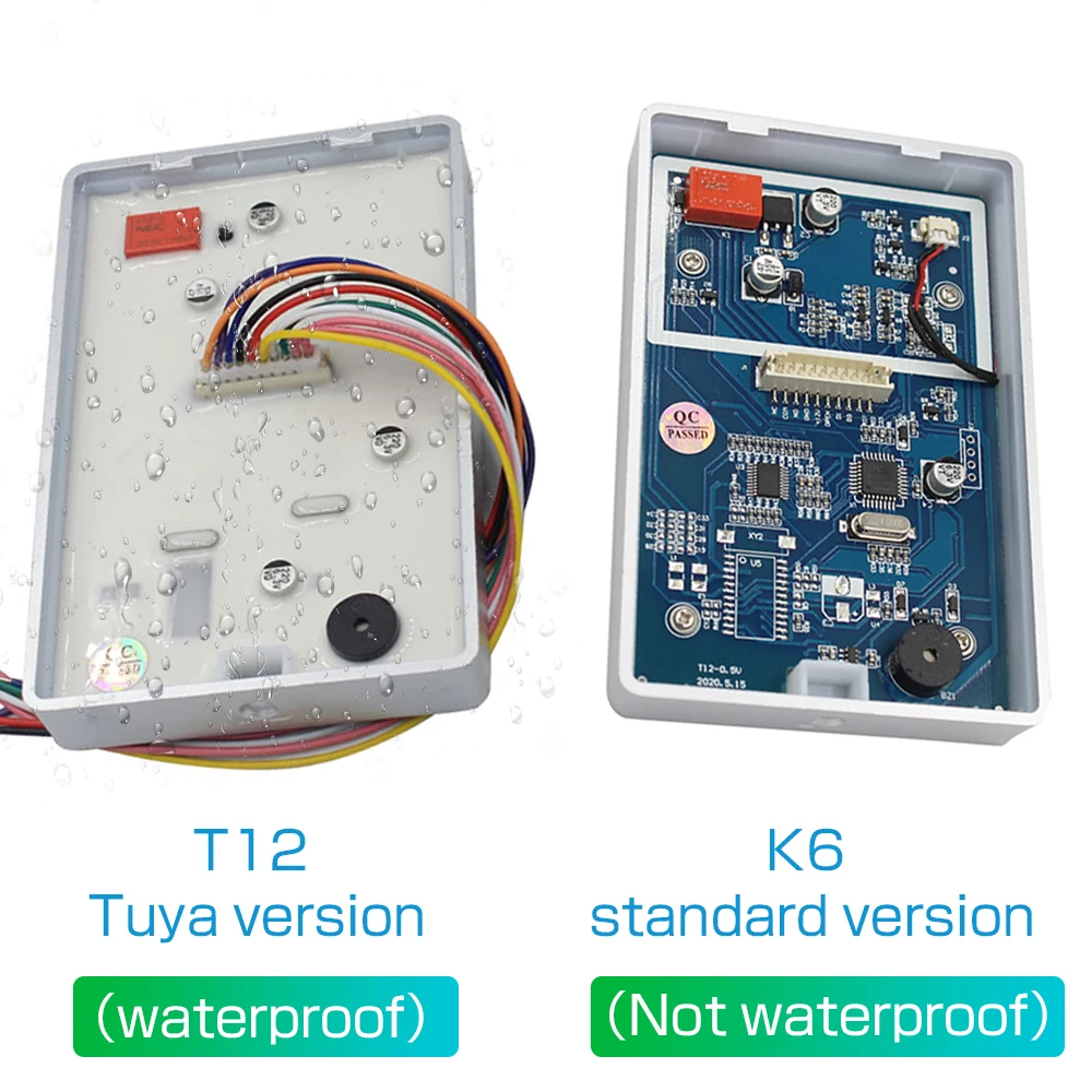 Wi Fi bluetooth TuyaAPP подсветка сенсорный экран 125 кГц RFID карты доступа Управление