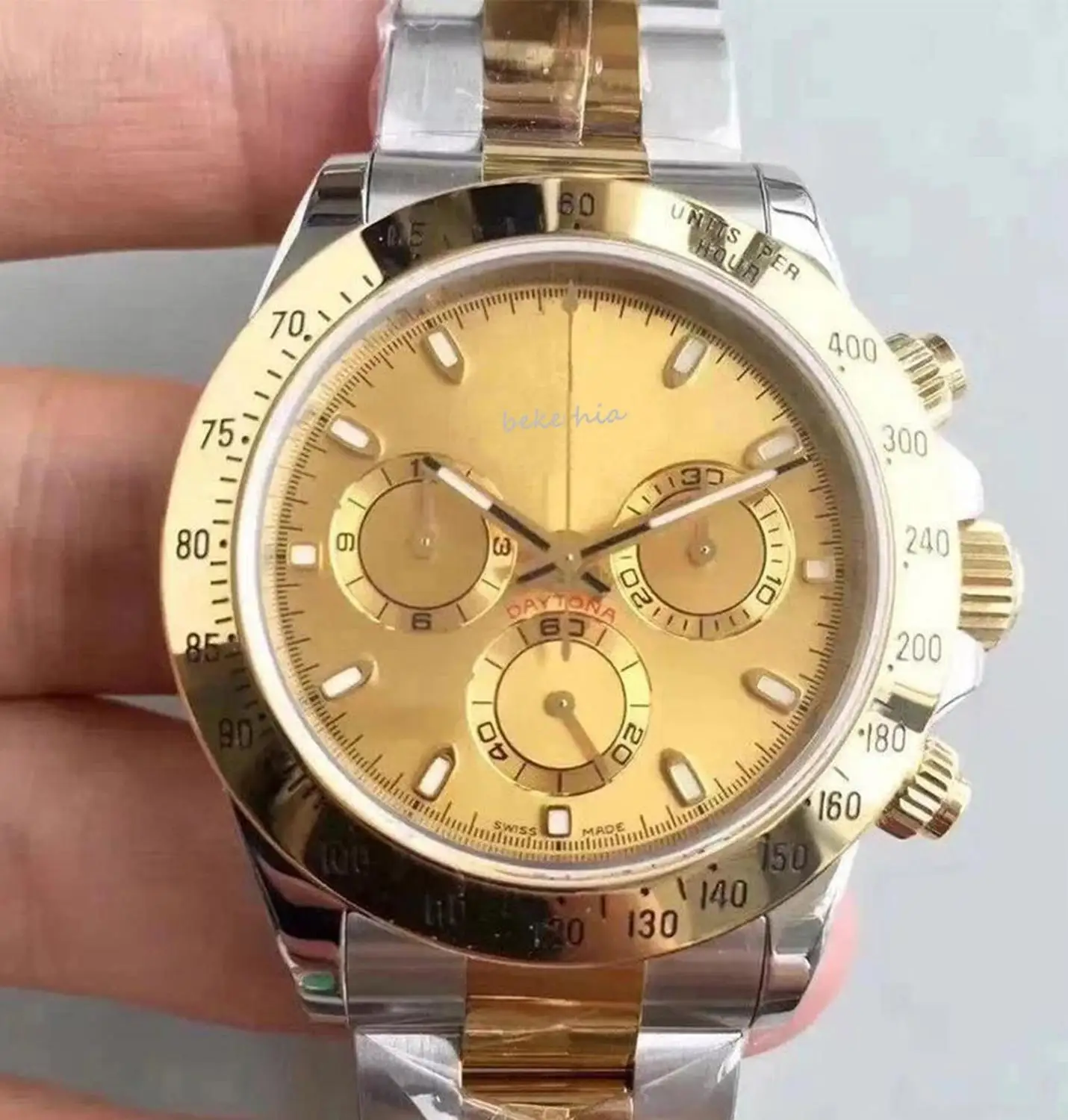 

Hot Sale Luxury Diamond Watch Automatic Mechanical Watch Men's Watch 42mm Big Dial Watch for Men
