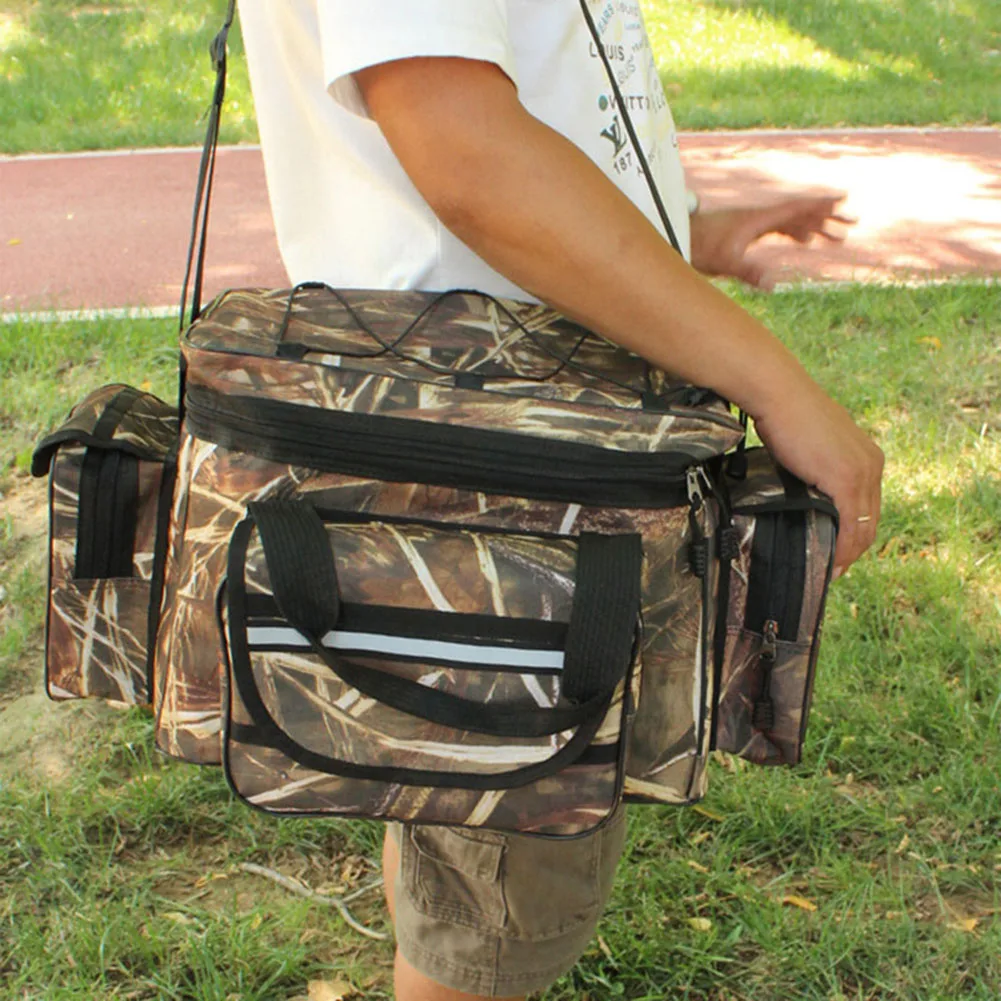 

Multifunctional Waterproof Fishing Bag Outdoor Sports Waist Pack Fishing Gear Storage Bag Crossbody Bags 600D Nylon Fishing Bag