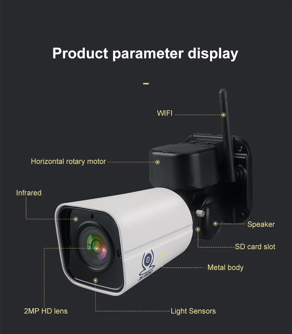 ZSVEDIO 4CH H.264 PTZ wi-fi 4X Zoom NVR комплект системы видеонаблюдения ip-камера открытый видео безопасности набор для наблюдения ночного видения