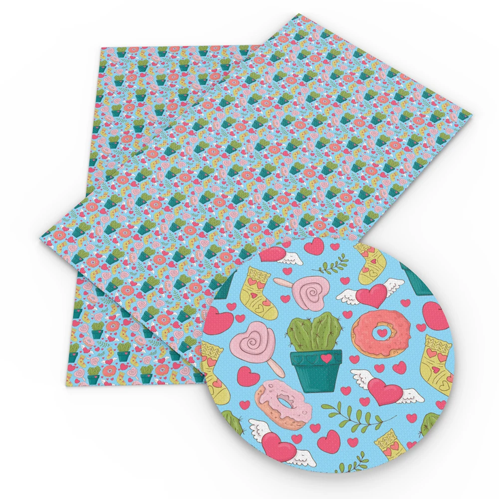 Давид аксессуары 20*33 см День Святого Валентина сердце искусственная кожа ткань