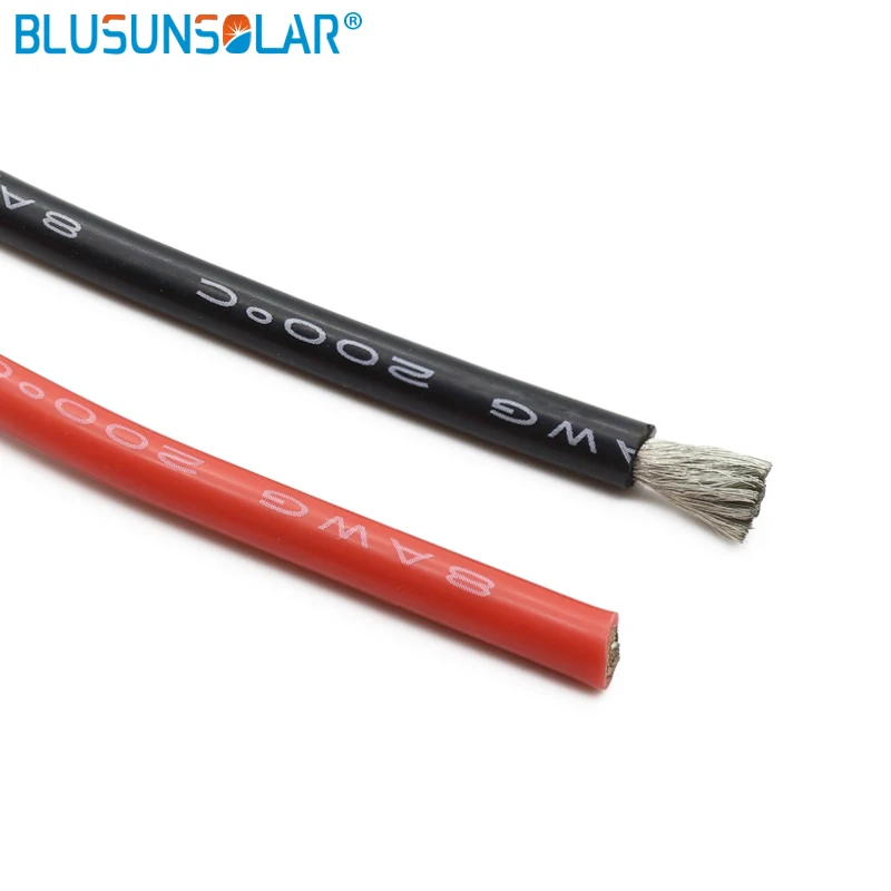 

100 Meters/Roll 14/16AWG High Temperature Soft Silicone Cable Silica Gel Wire Tinned Copper Heatproof Silicone Cable