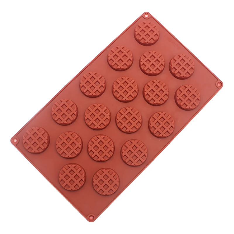 18 полости мини форма для вафель силиконовая Желейная стандартная антипригарная