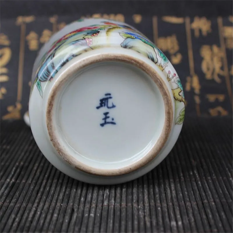 Китайский фарфор пастели цветы и птицы небольшие чайные банки фарфоровые | Дом