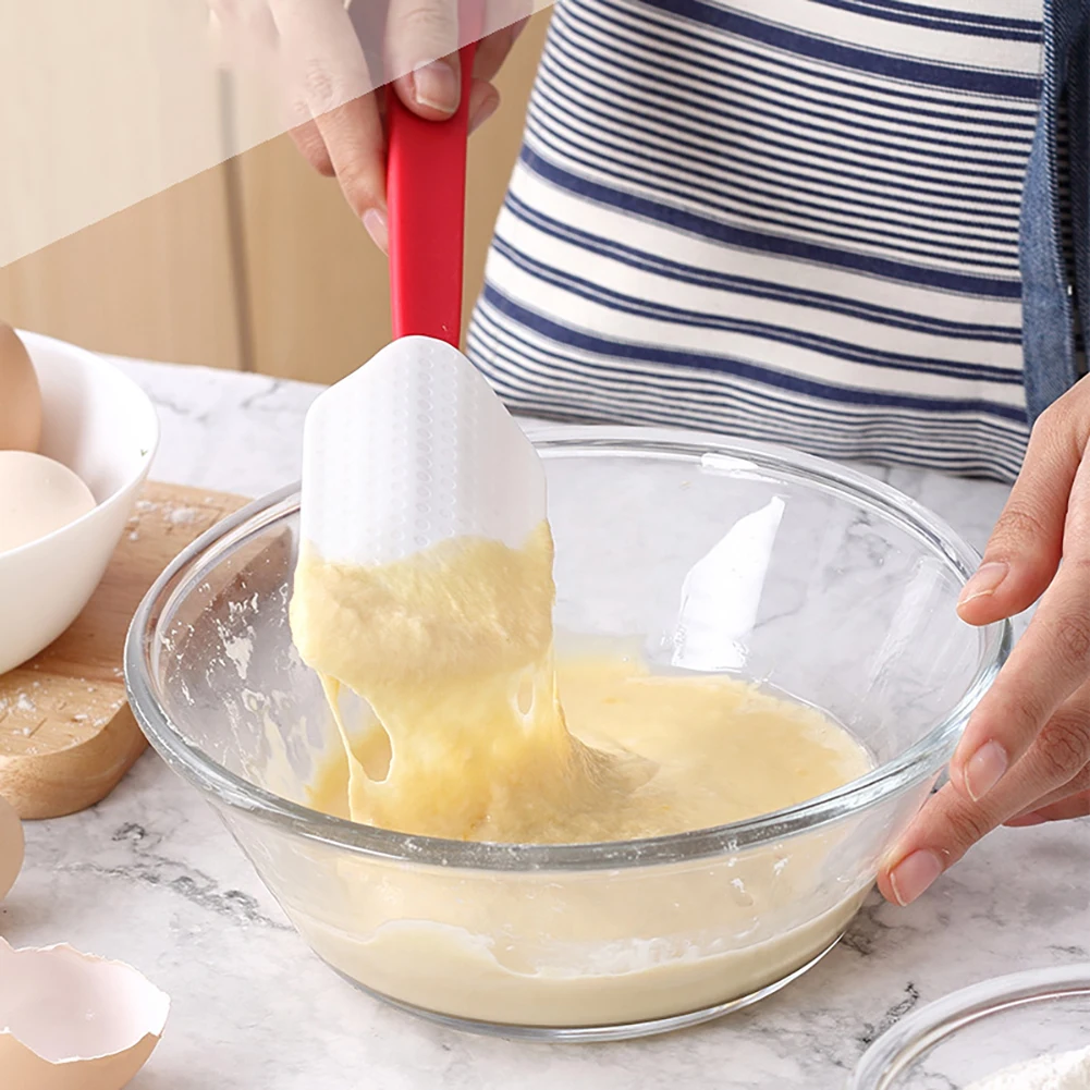 

High Quality Silica Gel Scraper High Temperature Resistant Non Stick Multifunctional Spatula with Scoop Butter Scraper