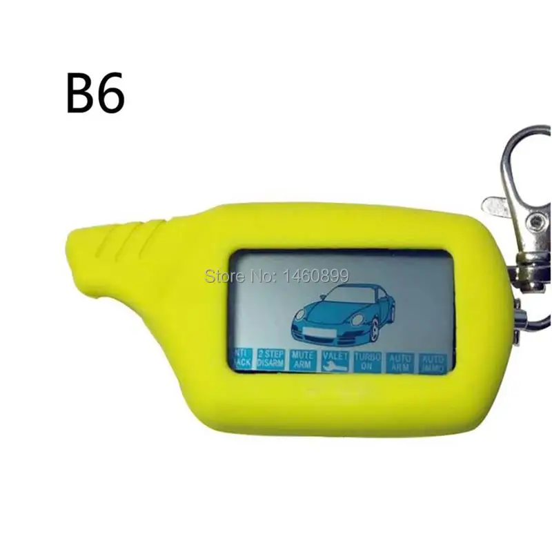 Брелок для ключей с ЖК дисплеем B6 + силиконовый чехол русской версии Twage Starline