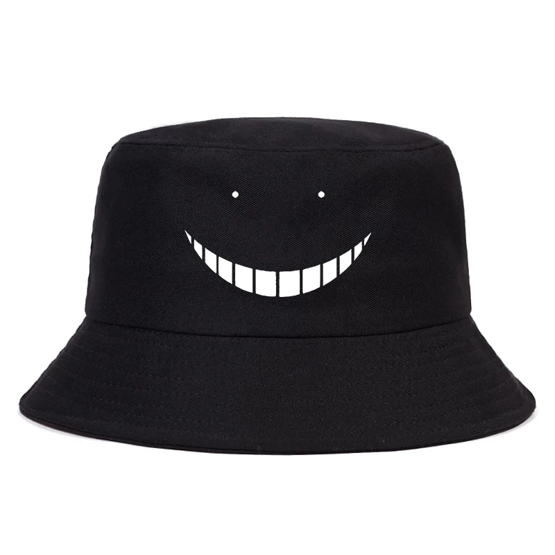 

Men and women Anime Assassination Classroom Panama Bucket Hat Summer Sport Cap Sun Visor Fishing Casual Fisherman Hats