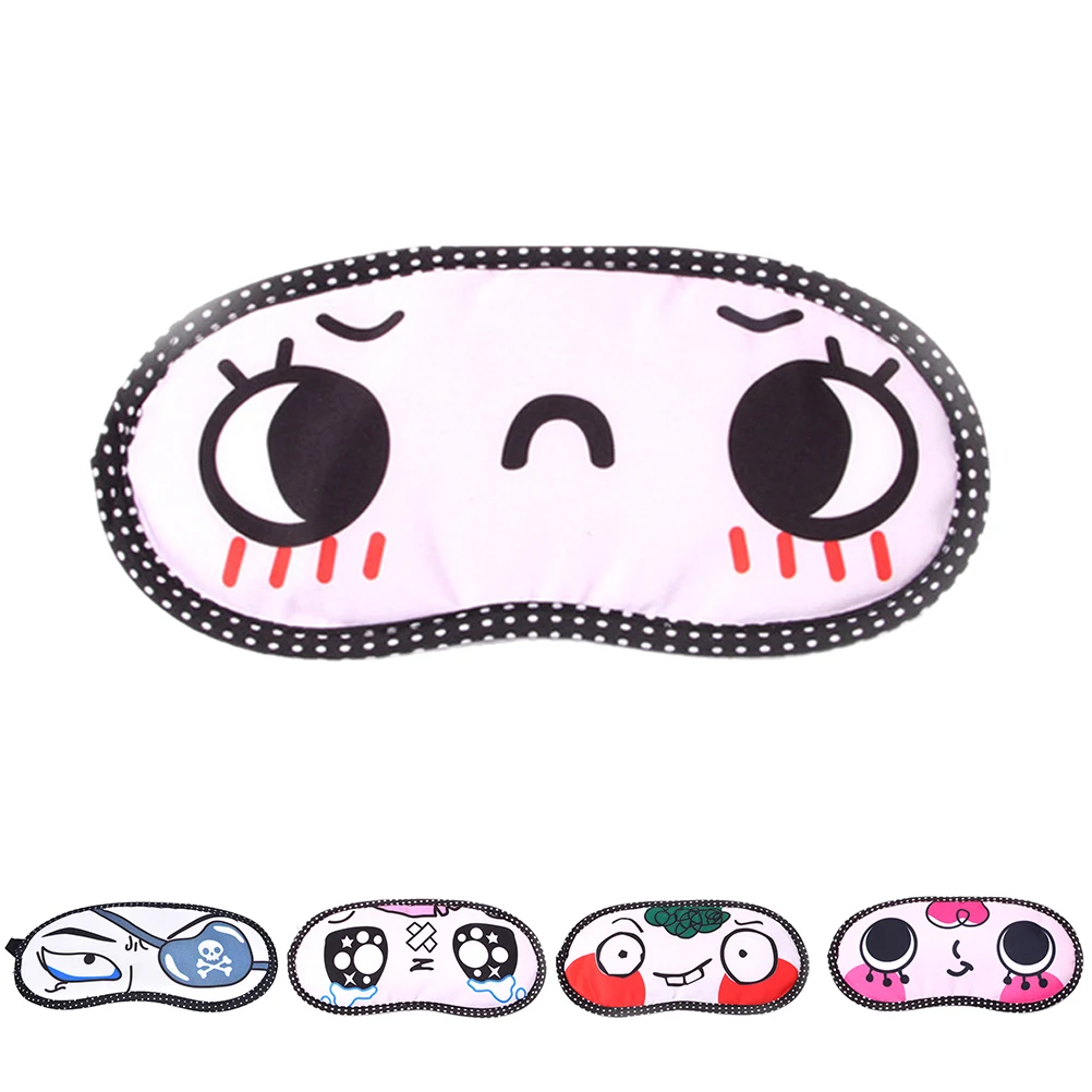 

Lovely Nap Eye Care Shade Blindfold Sleep Mask Cartoon Sleeping Eye Mask Travel Rest Relaxing Aid Tools Eyes Cover Sleeping