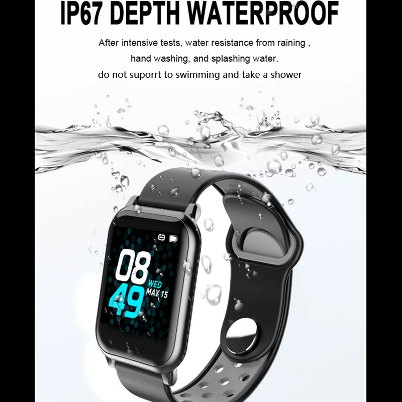 Смарт-часы с измерением артериального давления водонепроницаемые IP67 |