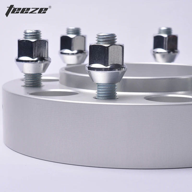 

TEEZE-(1PC) Tire Accessories Aluminum 6x5.5'' Wheel Adapters Wheel Spacers 6x139.7 CB 93.1 for Mazda BT-50 Separador de rueda