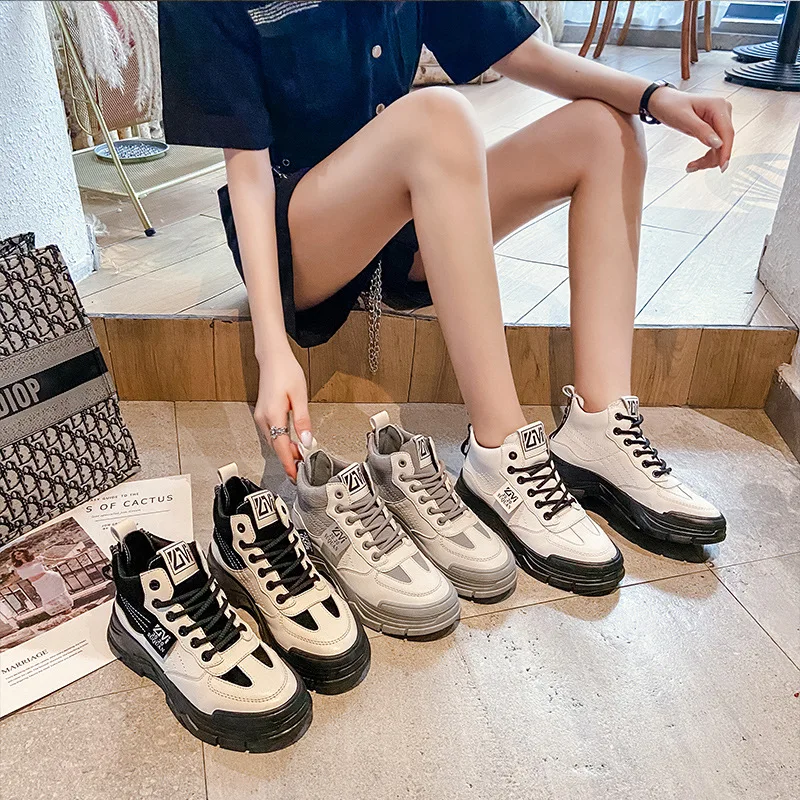 

Daddy shoes women's autumn 2020 new thick-soled white shoes casual summer breathable sports shoes