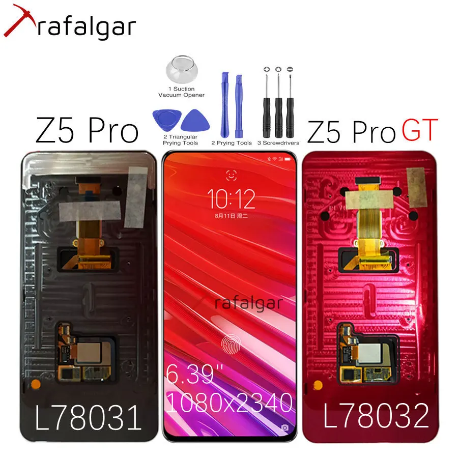Для lenovo Z5 Pro GT ЖК-дисплей с сенсорным экраном дигитайзер с рамкой AMOLED экран для lenovo Z5 Pro lcd Z5Pro L78031 L78032