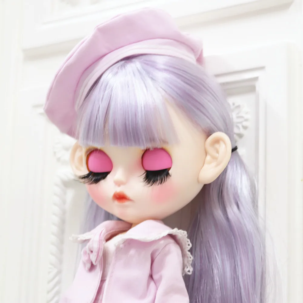 Кукла Blyth ICY DBS для серии No.BL2137/6909 фиолетовые смешанные цвета волос резные губы