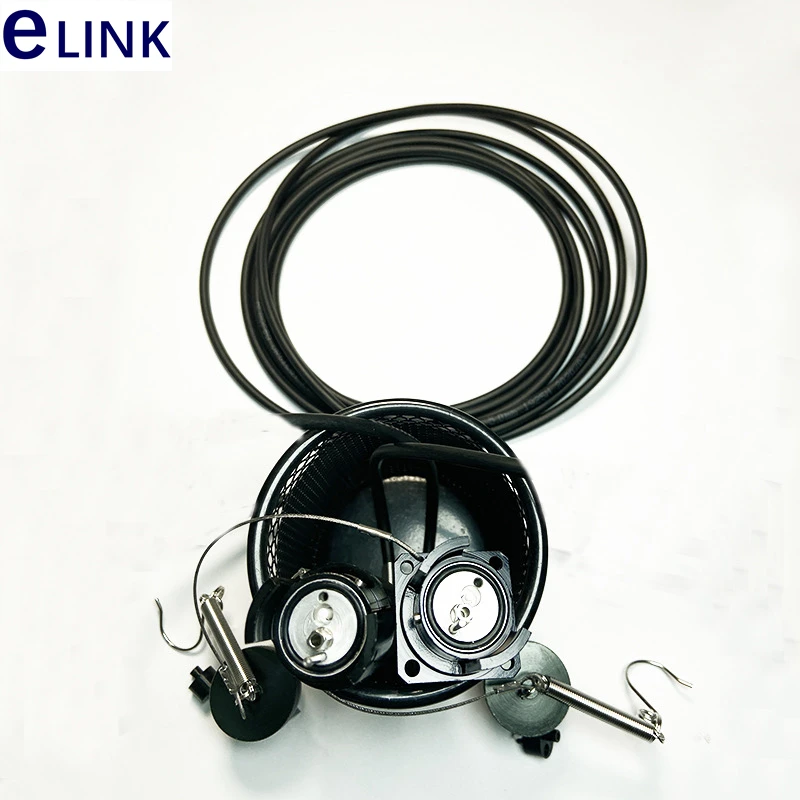 200mtr 2C TPU armored field optical Patch cord 2 cores SM outdoor aviation metal connector to FC CPRI cable jumper ELINK 5.0mm