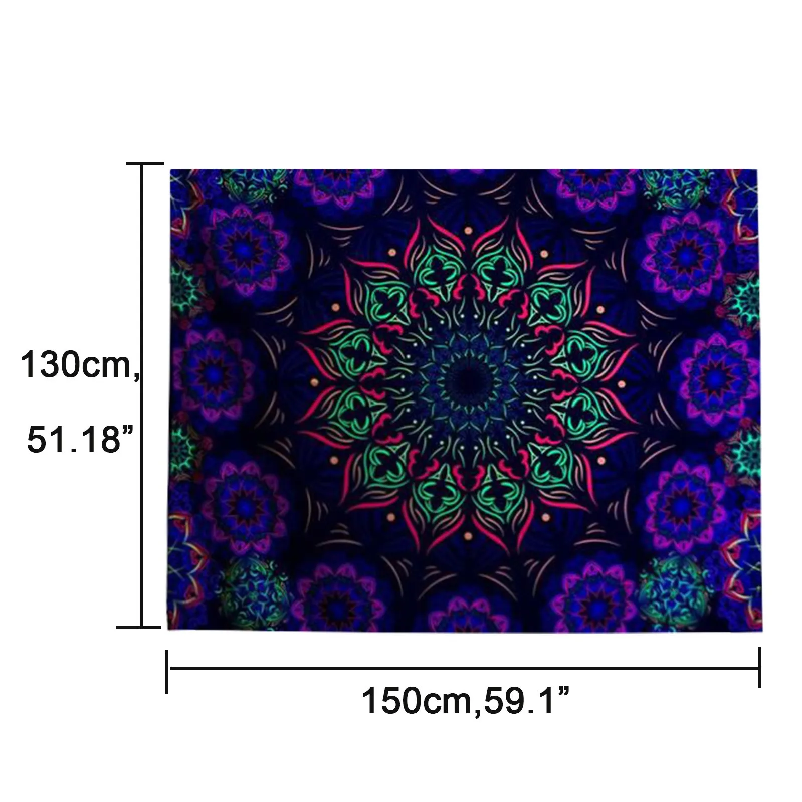 

Background Cloth Ins Hanging Cloth Dormitory Bedside Background Wall Room Tapestry Bedroom Layout Wall Decoration Wall Cloth c50
