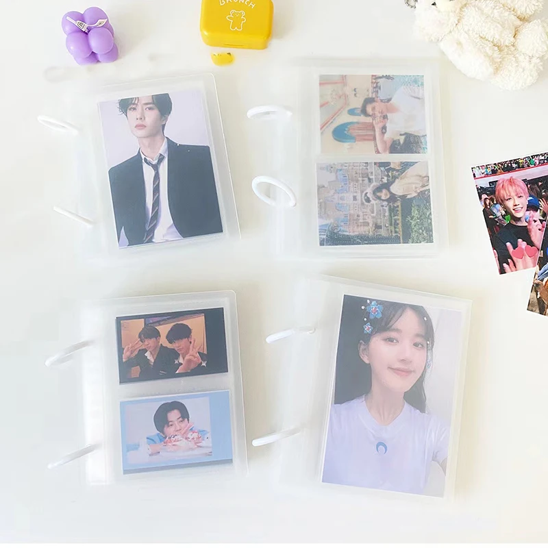 

New Arrival Matte 2 holes Binder Photocards Album insert Book Collect Book Postcard Holder Journal Agenda Planner Stationery