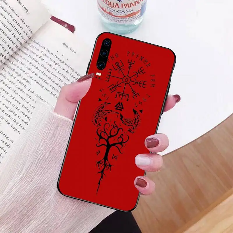 Скандинавский чехол для телефона PENHUWAN Viking Vegvisir Odin Huawei P30 P20 Mate 20 Pro Lite Smart Y9 prime 2019 |