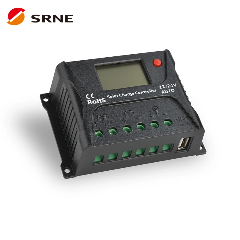 SRNE SR HP2410 12V/24V 10A PWM контроллер солнечного заряда IP30 HP2410|Солнечные контроллеры| |