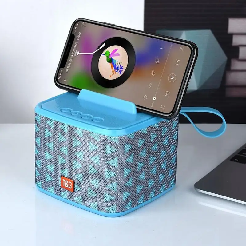 Bluetooth динамик с мобильный телефон функцией подставки куб две трубы высокое