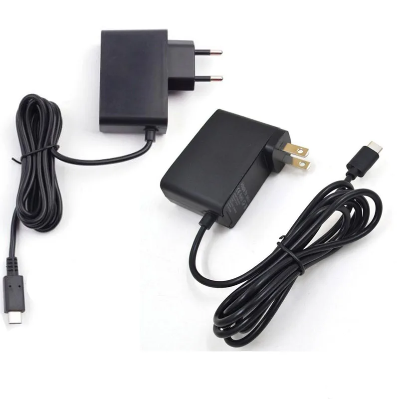 

EU US Plug Home Travel Wall Power Supply USB Type C AC Charging Adapter Cable Fast Charger for Nintend Switch NS Lite Console