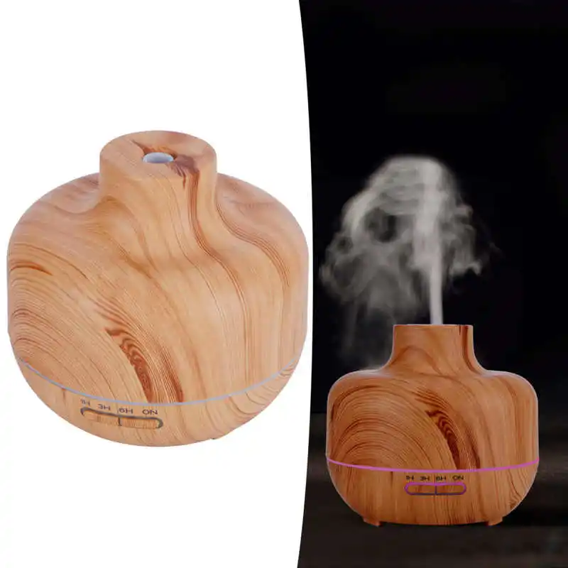 

400ml Ultrasonic Humidifier Aroma Essential Oil Diffuser with 7 Color Night Light EU 100 to 240V Fogger Night Light