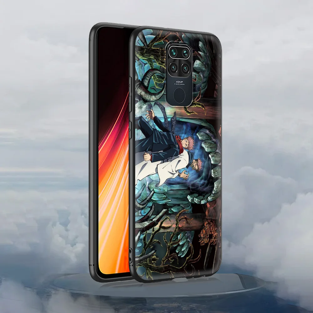 

Jujutsu Kaisen Shockproof Soft Cover for Redmi Note 7 8 8T 9 9S 10 Pro Luxury Case 7 7A 8 8A 9A 9C TPU Phone Case Shell