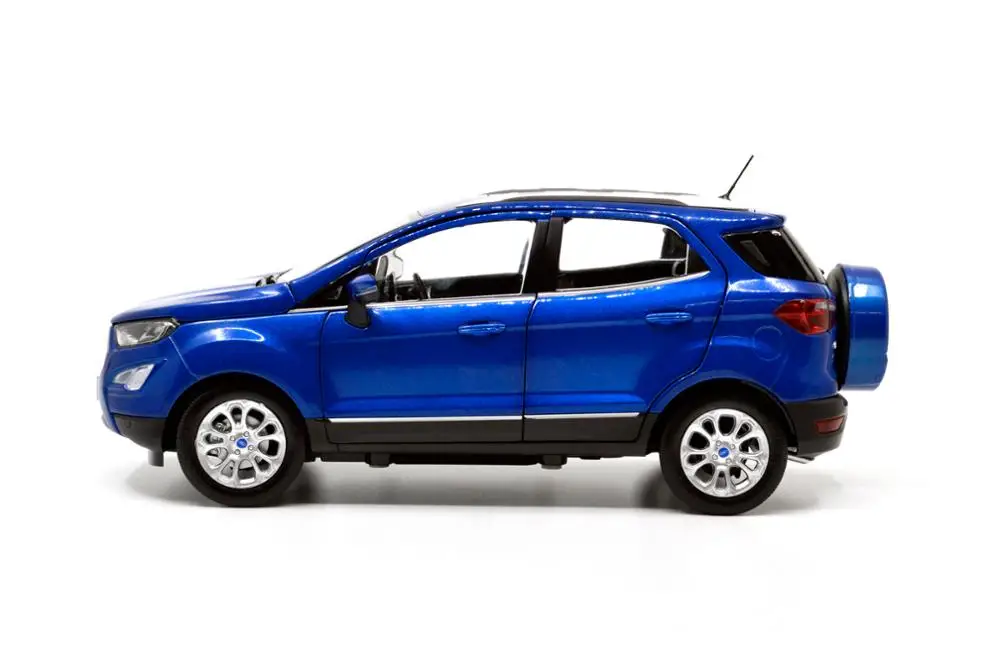 1/18 1:18 1 18 масштаб Ford Ecosport 2018 синяя статическая имитация литых под давлением