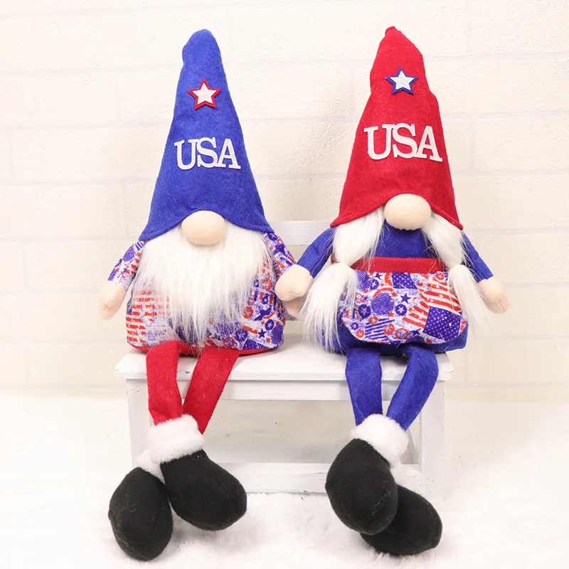 

Ornaments Independence Day Faceless Old Man Ornaments Dwarf Dolls Doll Ornaments Car Ornament Car Accessories Car Decor