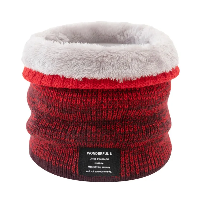 

Зимние теплые вязаные шарфы-кольца для всех