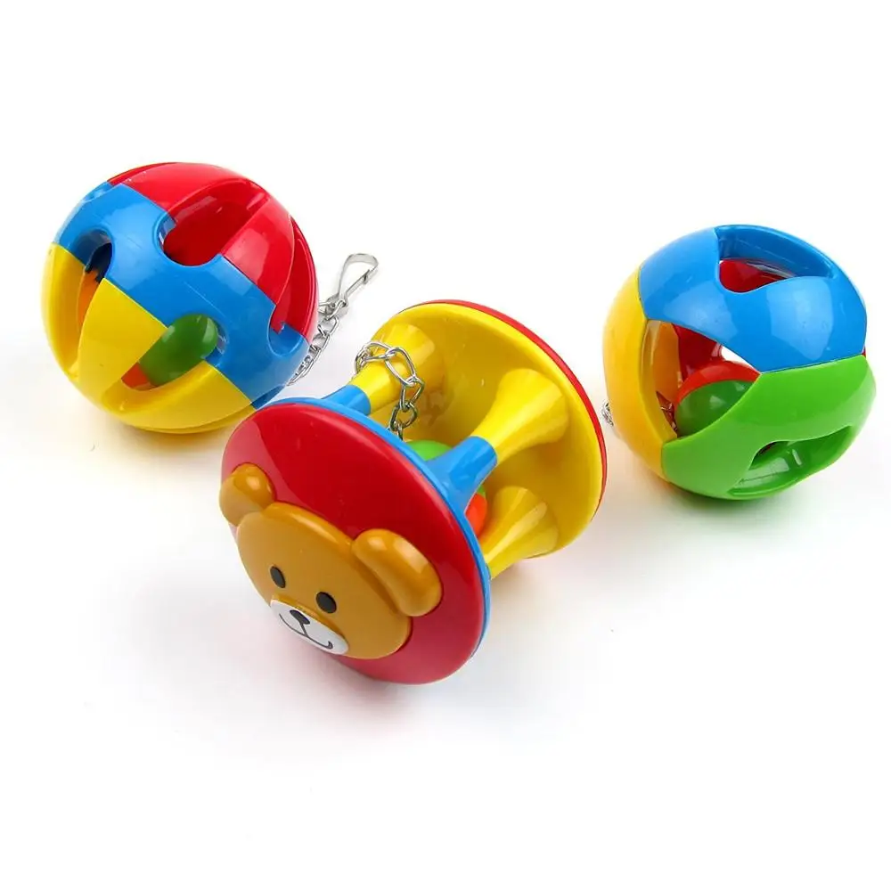 Милая пластиковая Жевательная клетка для домашних животных цепная игрушечный