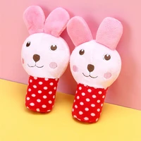 squeaky dog pet rabbit chew toys cat puppy bite resistant training teeth clean durability cute cartoon sounding plush doll toy
