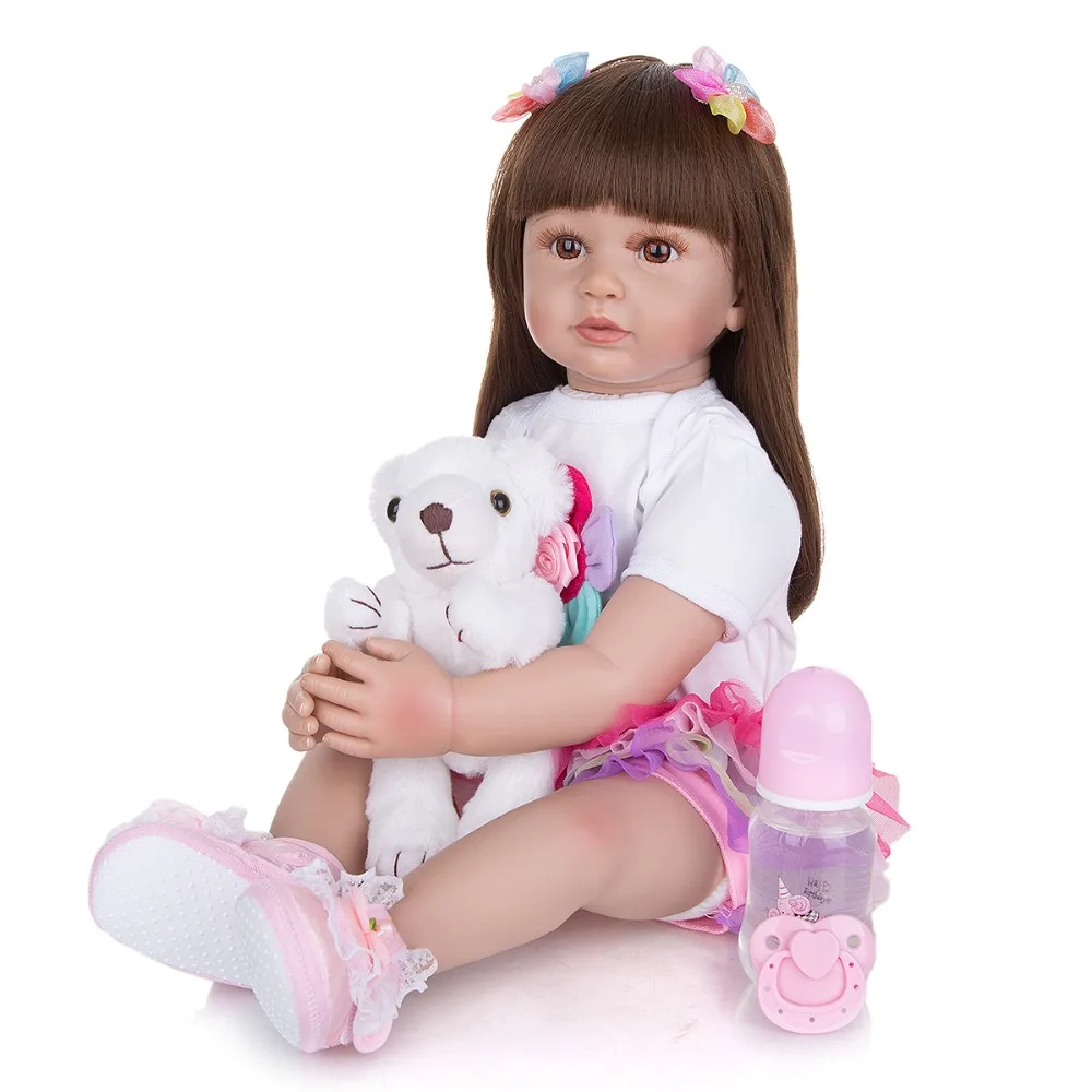 

Кукла Reborn из мягкого силикона, 60 см, 24 дюйма, 60 см