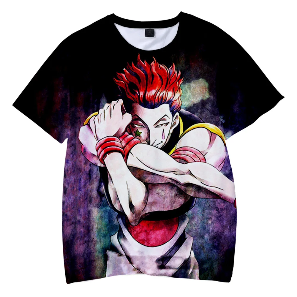 

Anime Tees 3D Print Hunter X Hunter T Shirt Women Men Fashion Casual Hip Hop HXH Killua Hisoka Cosplay T-shirt Summer Tops