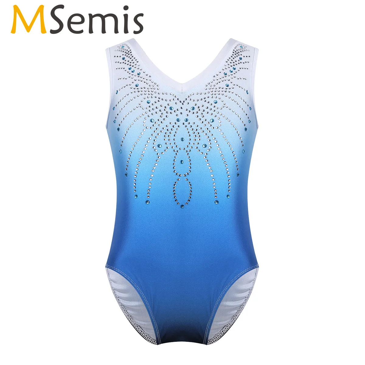 MSemis балерина Одежда для танцев балетное платье Детское трико девочек Стразы