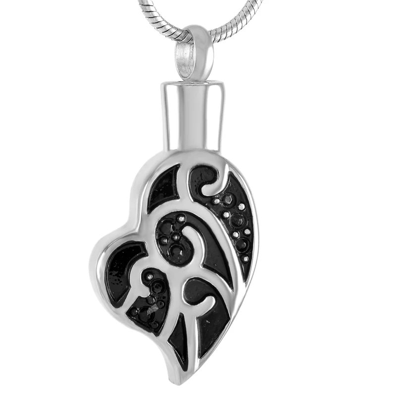 IJD9499 уникальный узор из нержавеющей стали ожерелье для кремации пепла с урной на