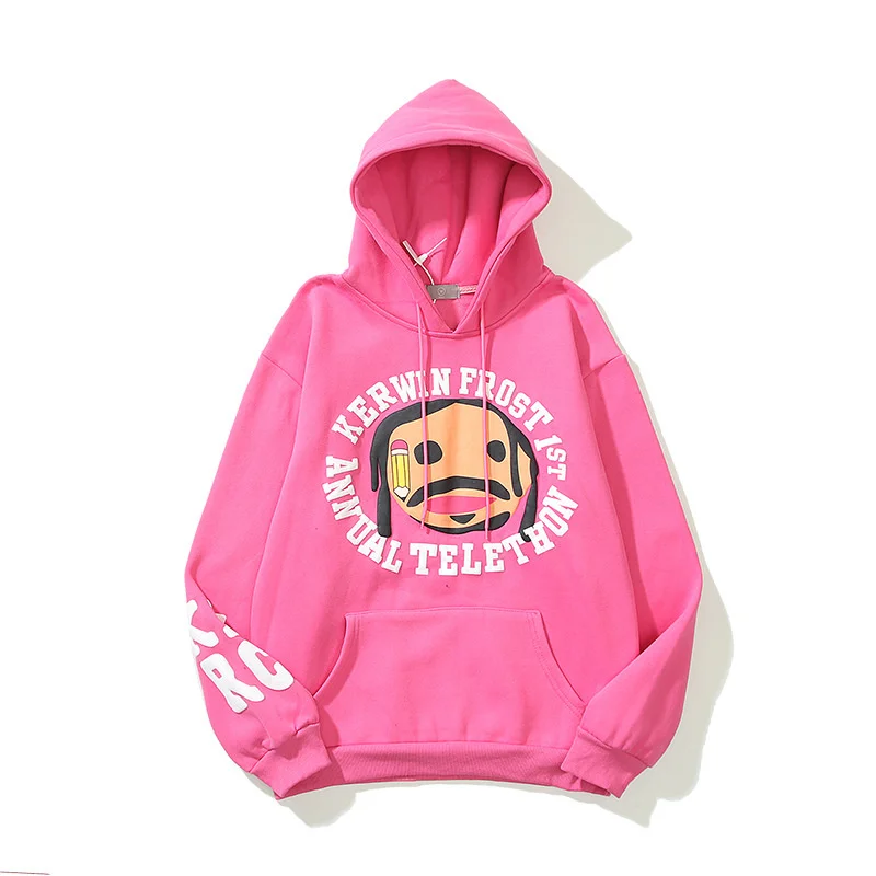 

Kanye Men Streetwear Hip Hop Hoodie Sweatshirt Smiley Print Winter Harajuku Hoodie Pullover Cotton Hooded Sweatshirt