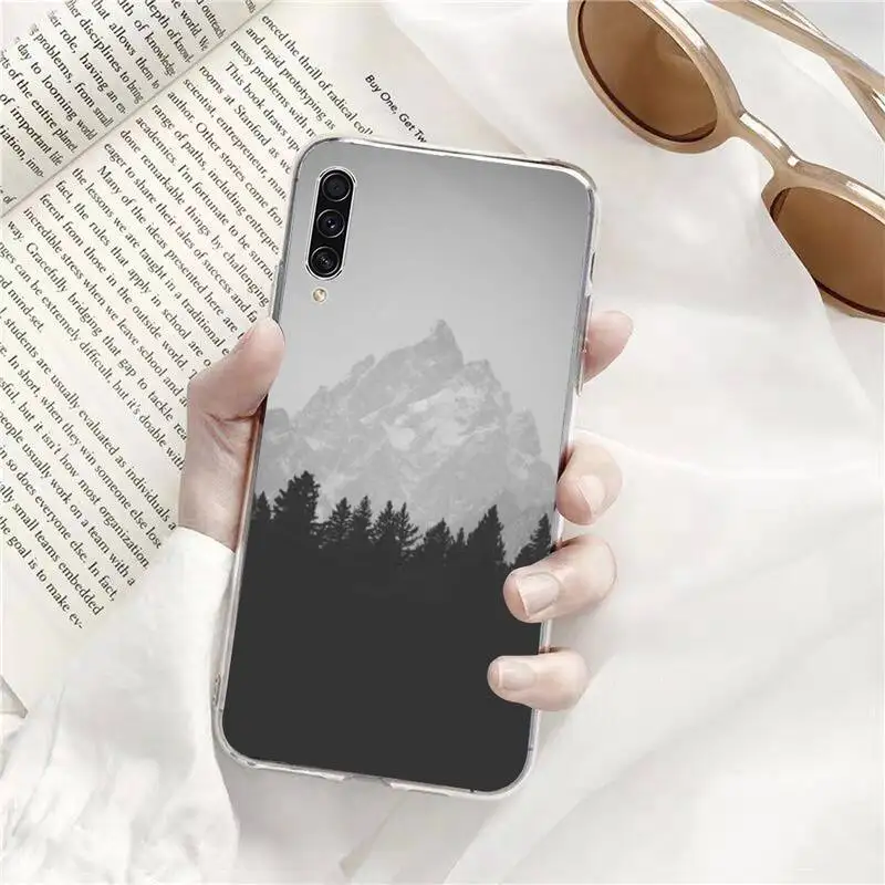 

Peak Forest Phone Case Transparent for Samsung s9 s10 s20 Huawei honor P20 P30 P40 xiaomi note mi 8 9 pro lite plus