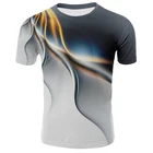 2021 летняя модная футболка с 3D-принтом, мужская и женская модная футболка с круглым вырезом и короткими рукавамис рисунком