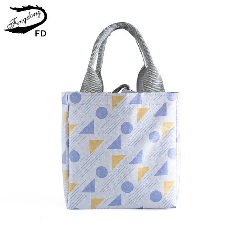 Изолированные сумки для обеда Fengdong девочек детская Термосумка пикника детский