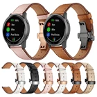 Кожаный ремешок с застежкой-бабочкой для Garmin CAME 2Vivoactive 4 3, браслет для Garmin Forerunner 245 645 музыкальный браслет