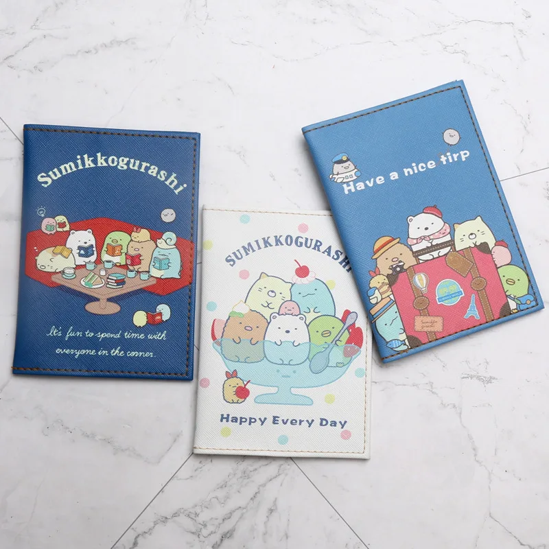 Для мужчин и женщин Дорожный Чехол Держатель для паспорта Мультяшные маленькие