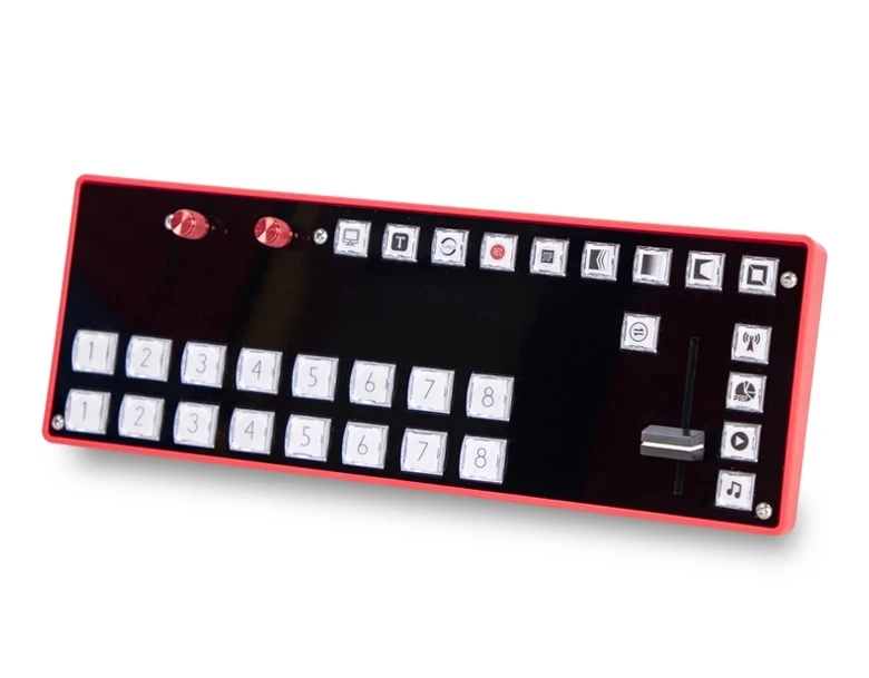 TYST Vmix Mini Switcher Control Panel MIDI2.0 Video Recording Switchboard Type C interface for OBS New Media Live Youtube | Электроника