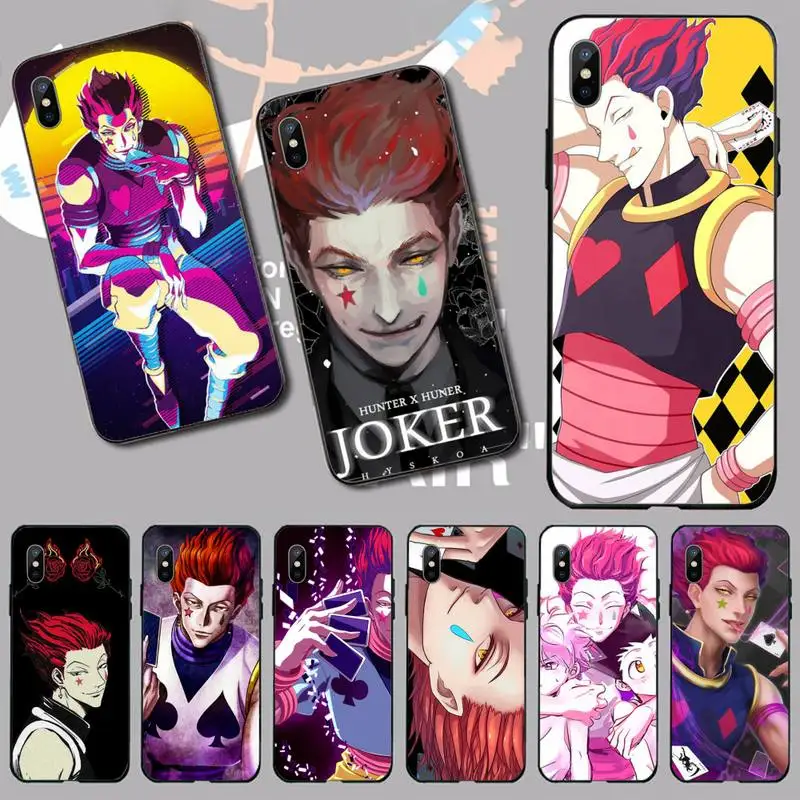 

Hunter X Hunter Anime Hisoka Phone Case for iPhone 11 12 13 pro XS MAX 8 7 6 6S Plus X 5S SE 2020 XR mini