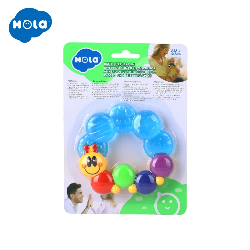 HOLA TOYS 306D детский первый успокаивающий Прорезыватель для зубов Детские